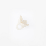 Dinosaur Designs Orchid Ring Rings in Chalk Swirl color resin with Regular Fit