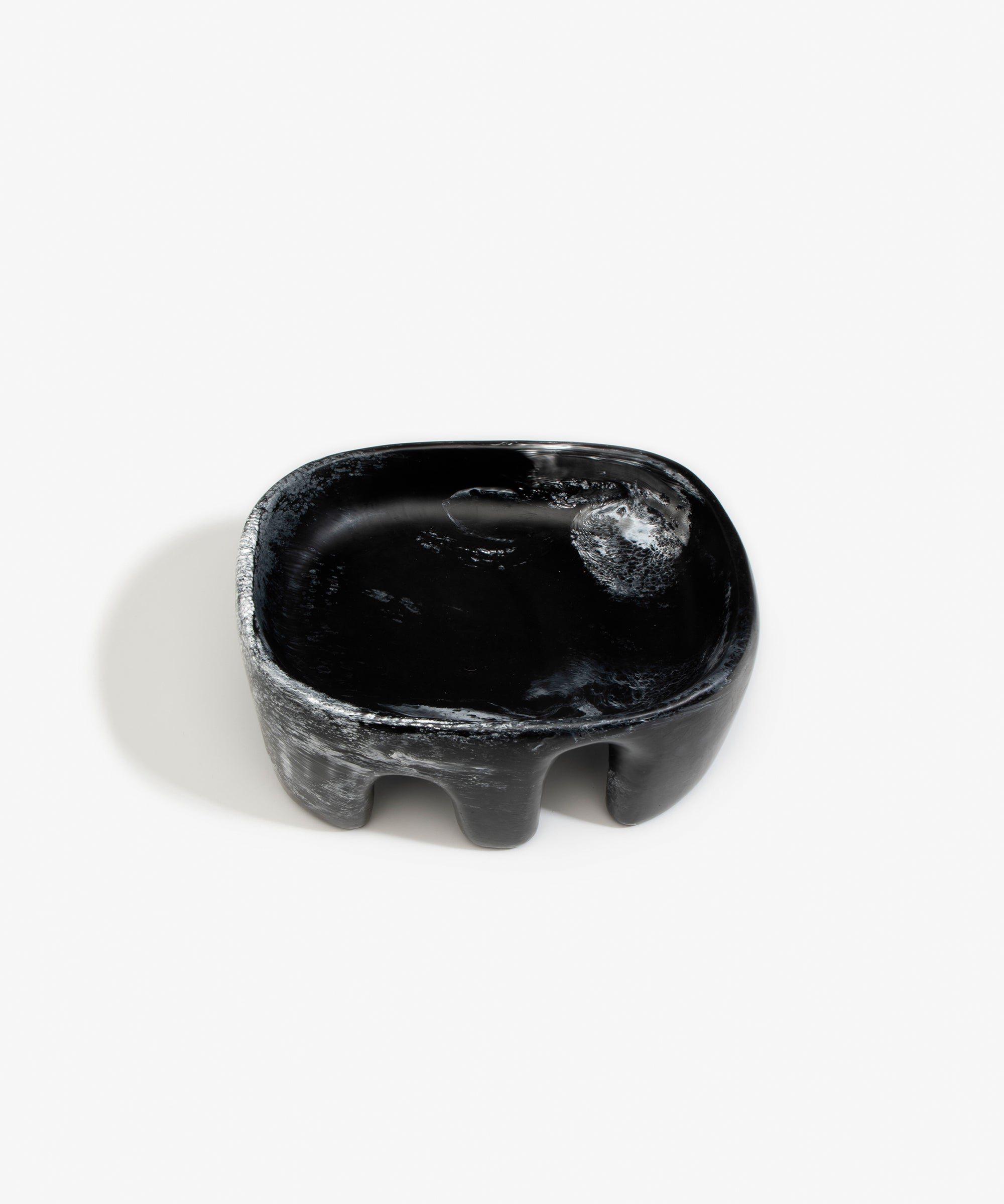 Dinosaur Designs Large Branch Bowl Black Marble..