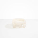 Dinosaur Designs Medium Branch Bowl in Chalk Swirl Colour resin..