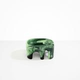 Dinosaur Designs Medium Branch Bowl in Moss Colour resin..