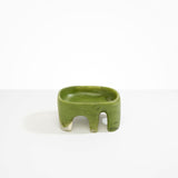 Dinosaur Designs Medium Branch Bowl in Olive Colour resin..