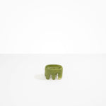 Dinosaur Designs Small Branch Bowl in Olive color resin