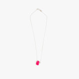 Dinosaur Designs Joie De Vivre Pendant in Flamingo Colour resin with 925 Sterling Silver Material