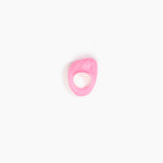 Dinosaur Designs Pebble Ring in Parakeet Colour resin with Regular Fit.