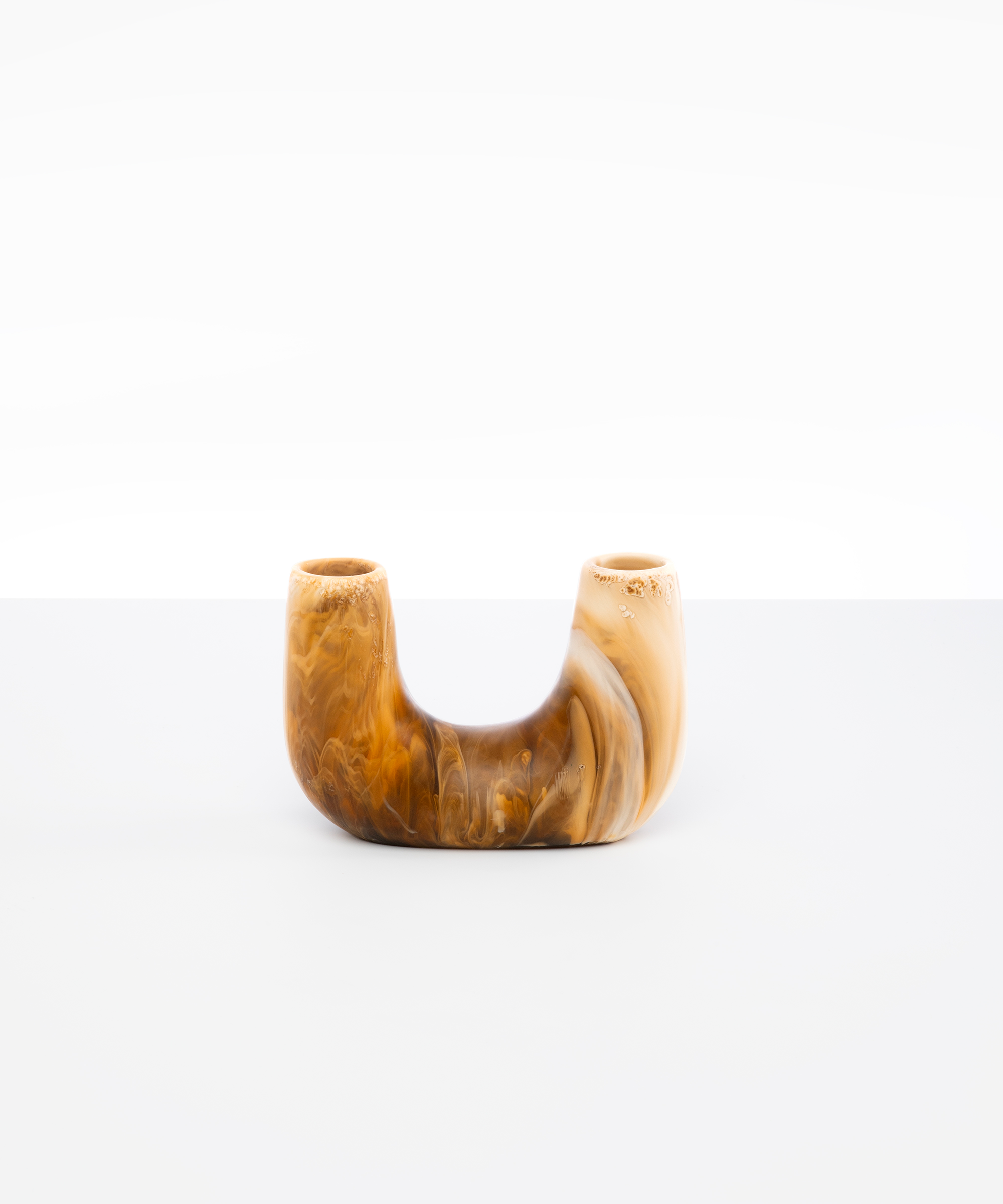 Dinosaur Designs Small Branch Vase Vases in Light Horn color resin