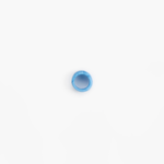 Dinosaur Designs Band Ring in Sky Colour resin with Wide Fit