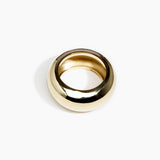 Dinosaur Designs Wide Boulder Bangle in Brass Material....