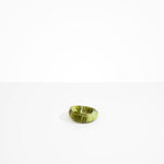 Dinosaur Designs Medium Drift Dish in Shell Pink— handcrafted marbled pink resin chunky trinket dish with organic form.