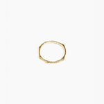 Dinosaur Designs Coral Bangle bracelet in brass with textured finish.