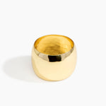 LO Collections Wide Oval Bangle in Nano-Coated Brass Material resin with Wide Fit...