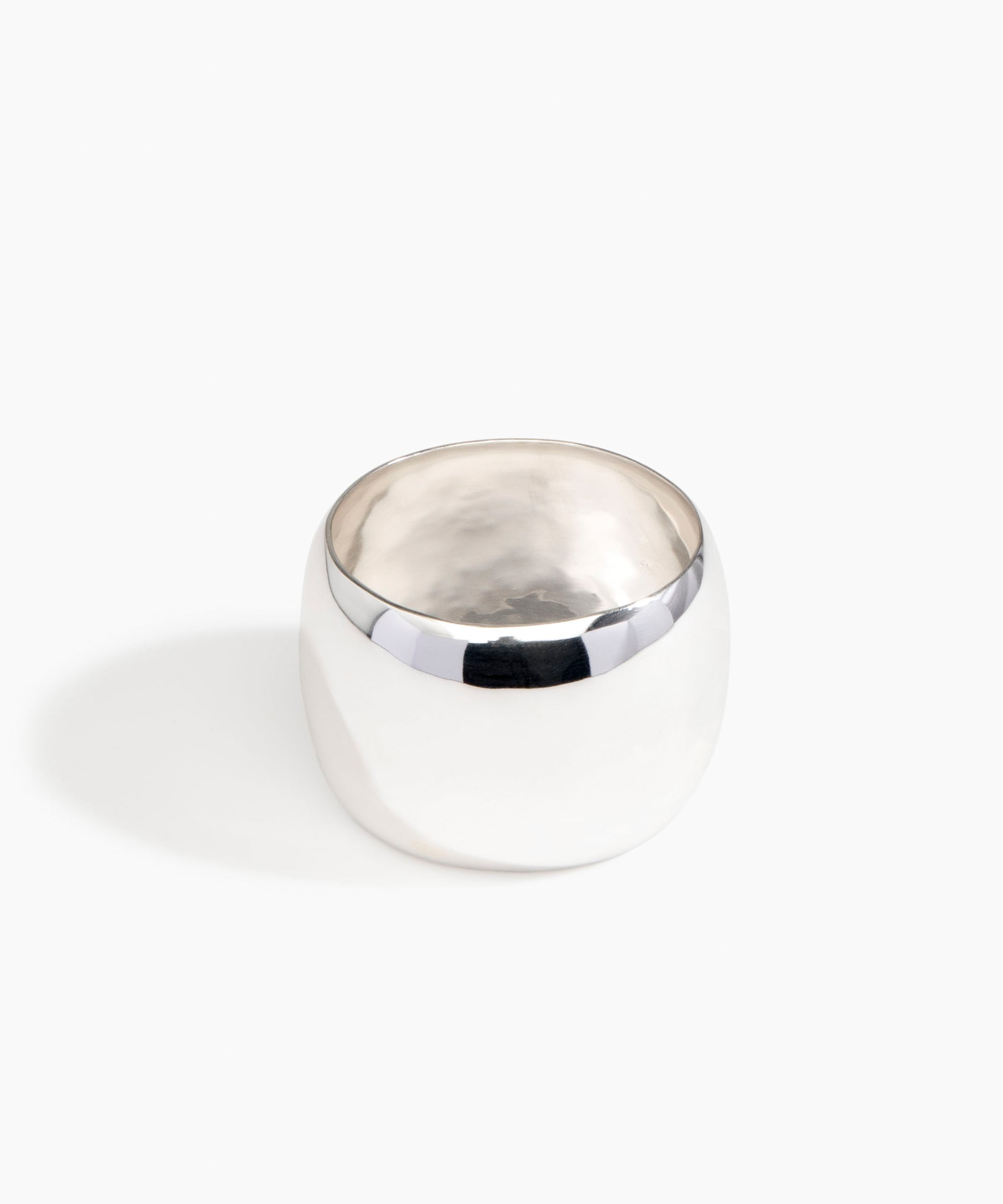 LO Collections Wide Oval Bangle in Silver-Plated Brass Material resin with Wide Fit...