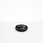 Dinosaur Designs Small Earth Bowl in Black Marble Colour resin.