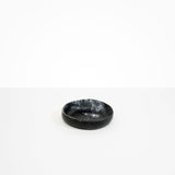Dinosaur Designs Small Earth Bowl in Black Marble Colour resin.