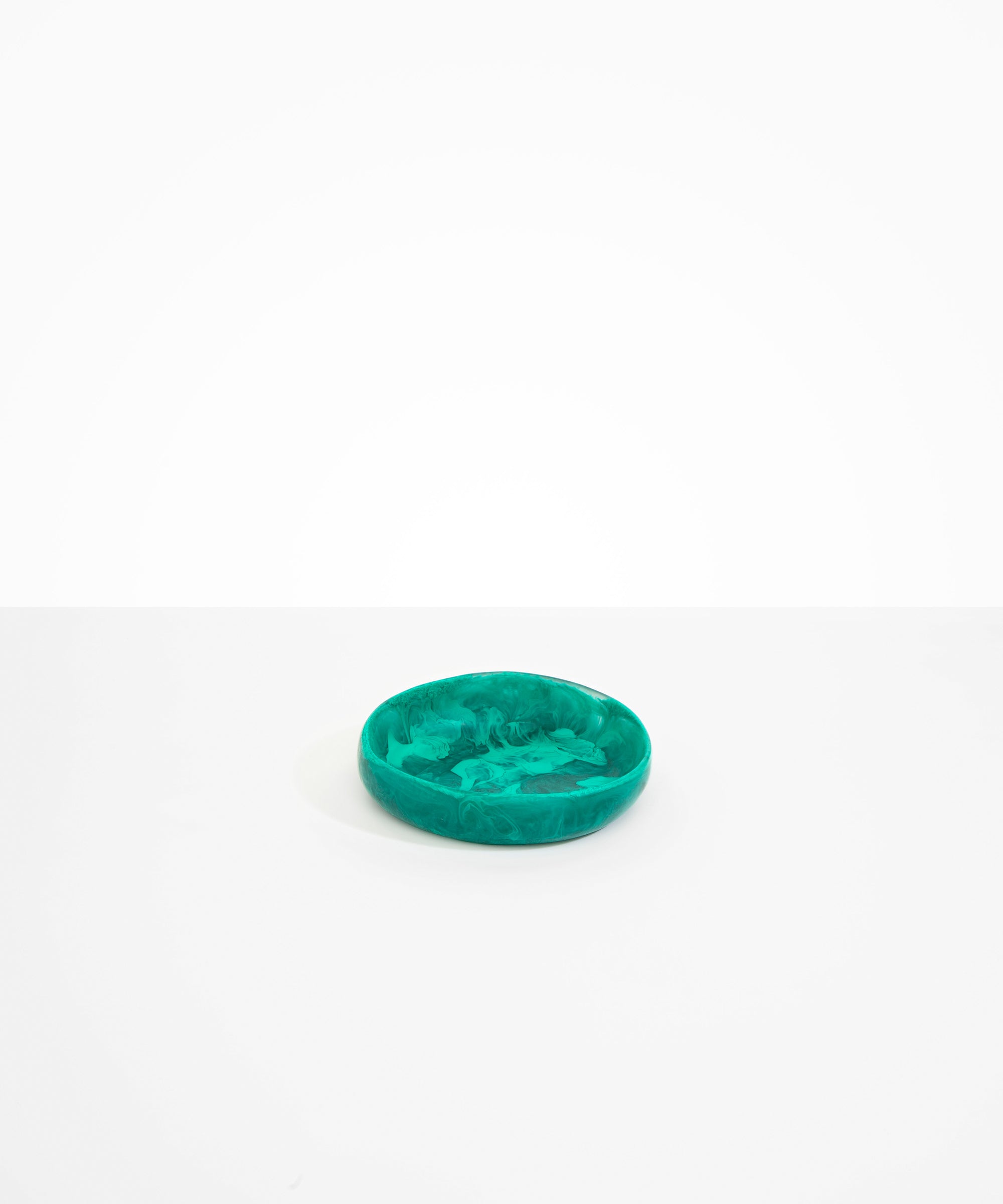 Dinosaur Designs Small Earth Bowl in Mineral Swirl Colour resin.