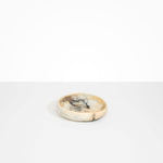 Dinosaur Designs Small Earth Bowl in Sandy Pearl Colour resin.