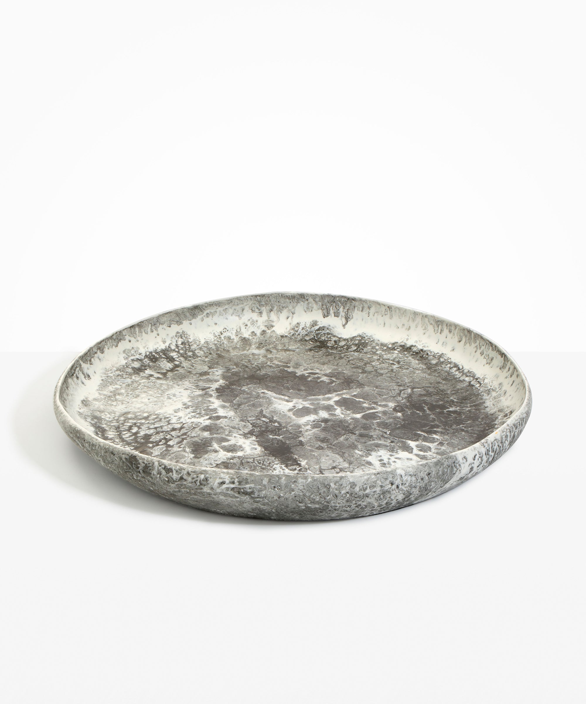 Dinosaur Designs Extra Large Earth Bowl in Granite Colour resin.