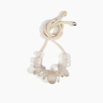 Dinosaur Designs Drift Choker Necklaces in Mist color resin with Silver-Plated Brass Material