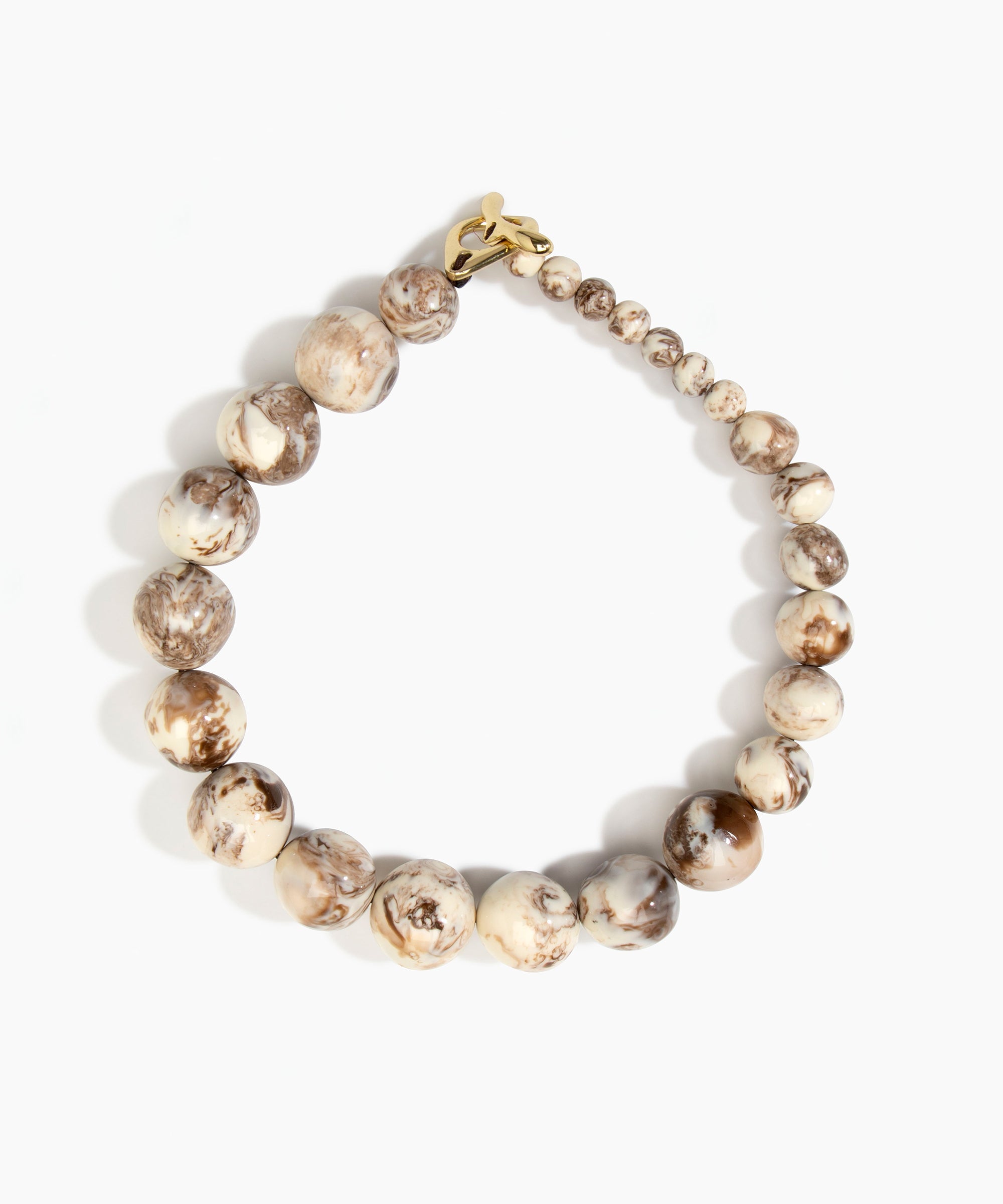Polished Organic Ball Choker