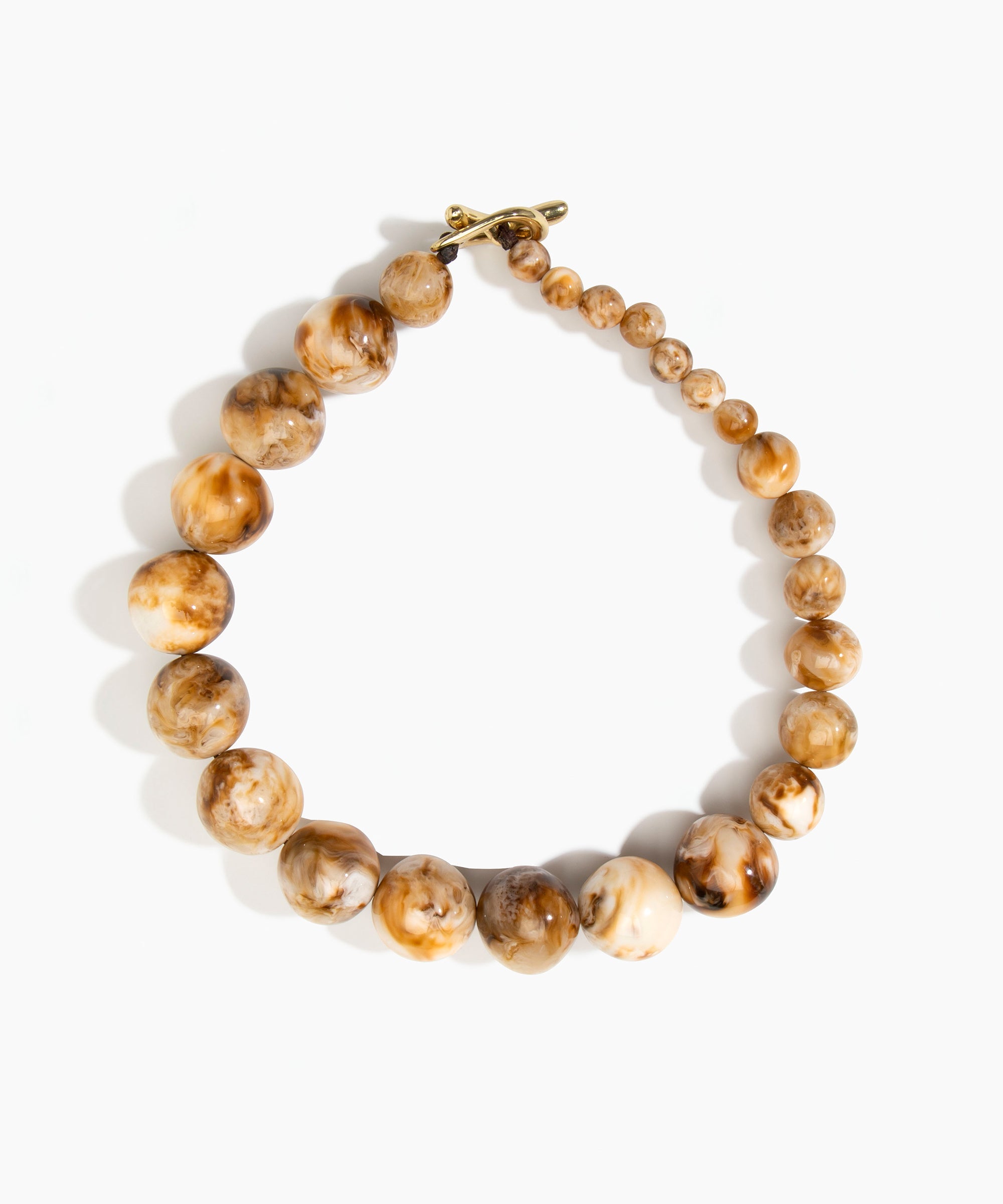 Polished Organic Ball Choker