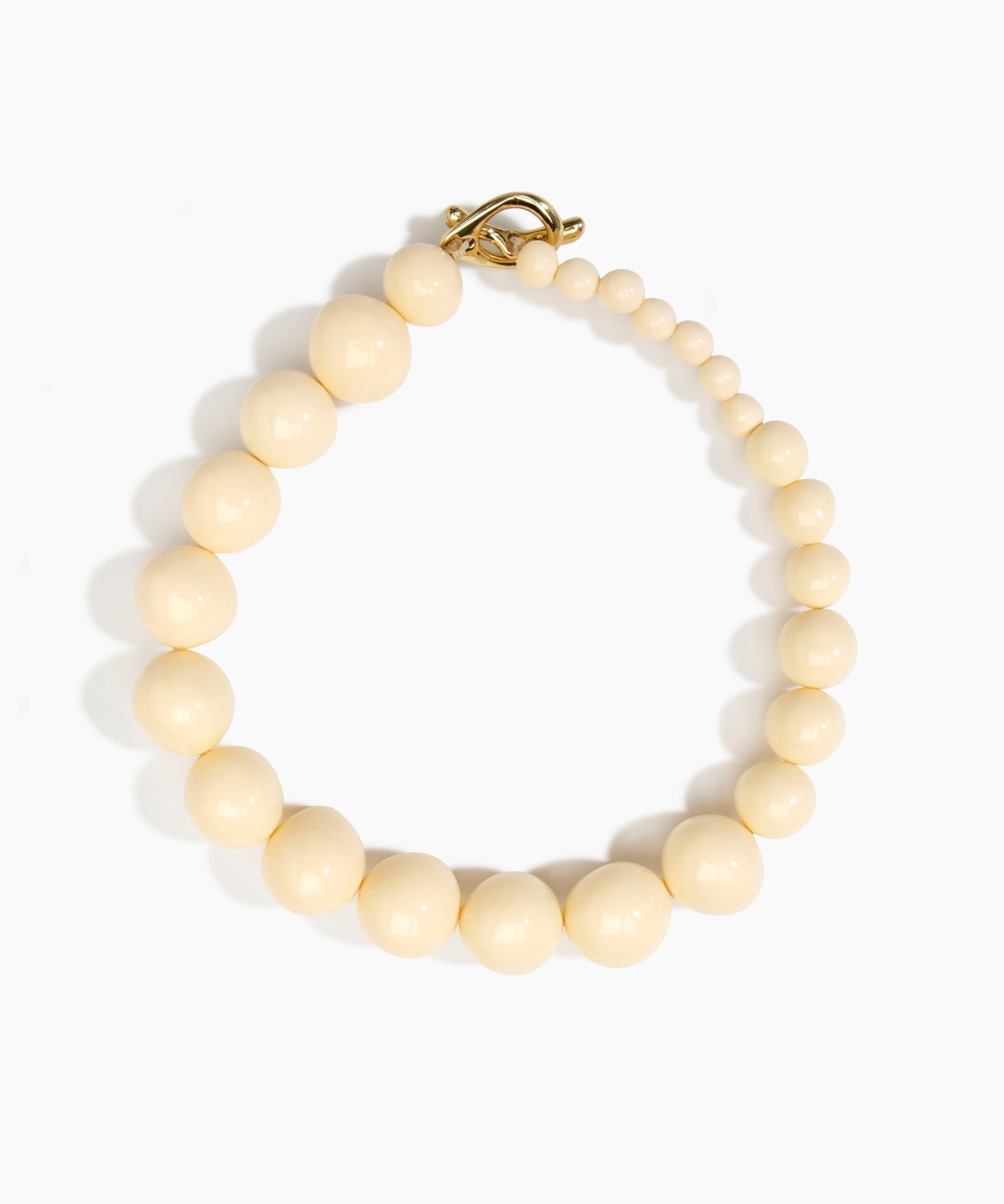 Polished Organic Ball Choker