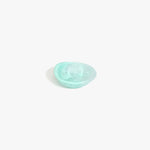 Dinosaur Designs Bones Dish in Mint — small handcrafted marbled green blue resin trinket dish with organic form