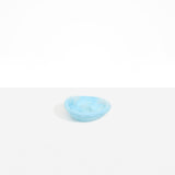 Dinosaur Designs Bones Dish in Pool — small handcrafted blue marbled resin trinket dish with organic form..
