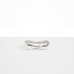 Dinosaur Designs Flow Dessert Bowl in White Marble Colour resin..