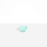 Dinosaur Designs Beetle Dish in Mint — handcrafted mint blue marbled resin miniature salt dish with rounded organic form