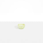Dinosaur Designs Beetle Dish in Pistachio — handcrafted marbled pastel green resin miniature salt dish with rounded organic form