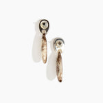 Dinosaur Designs ERRCKDUOL Long Rock Duo Earrings CAPPUCCINO.