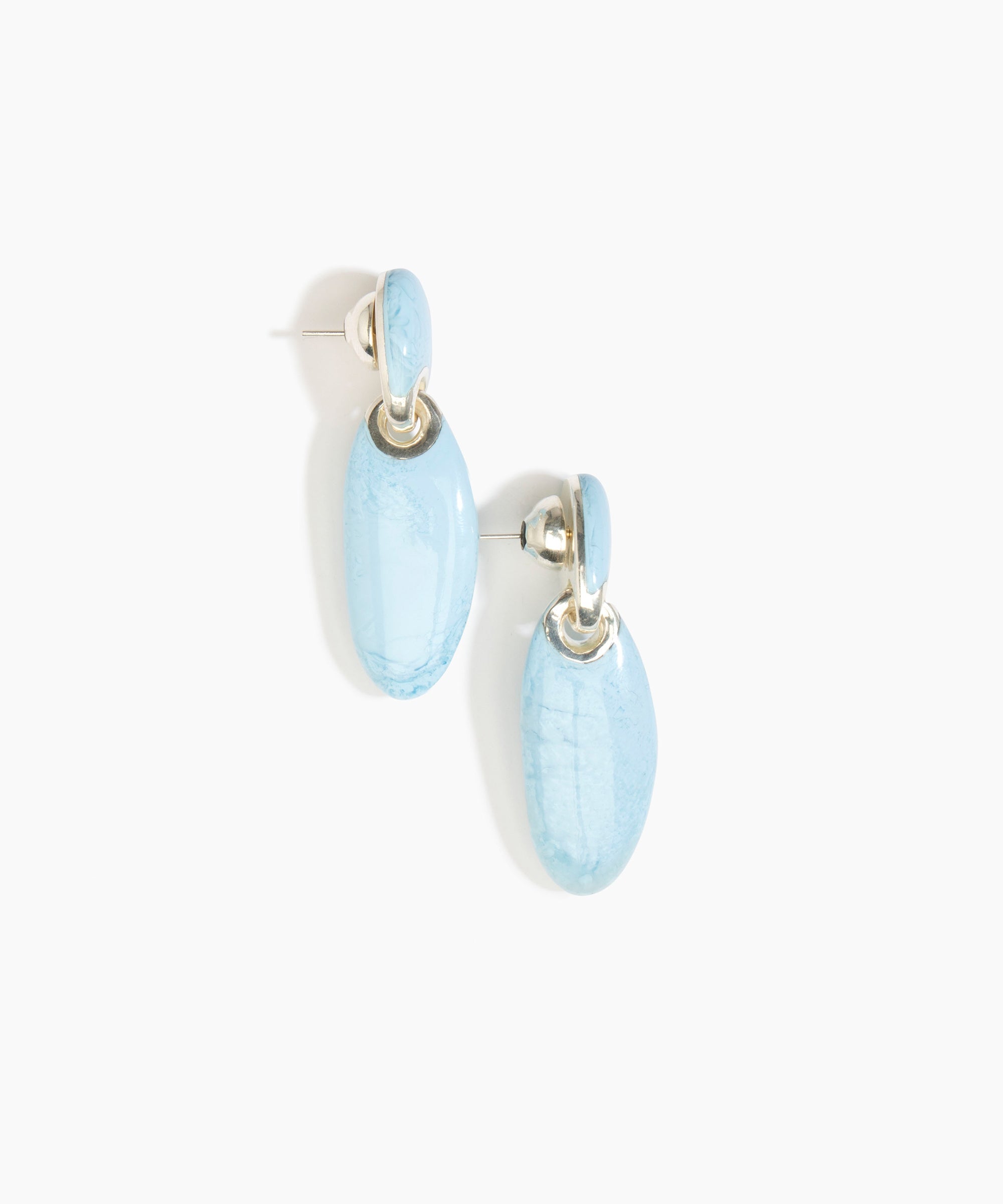 Dinosaur Designs ERRCKDUOL Long Rock Duo Earrings POOL