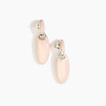 Dinosaur Designs ERRCKDUOL Long Rock Duo Earrings ROSE SWIRL.