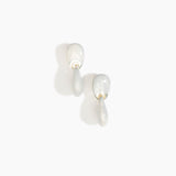 Dinosaur Designs ERRCKDUOS Small Rock Duo Earrings CLOUD..