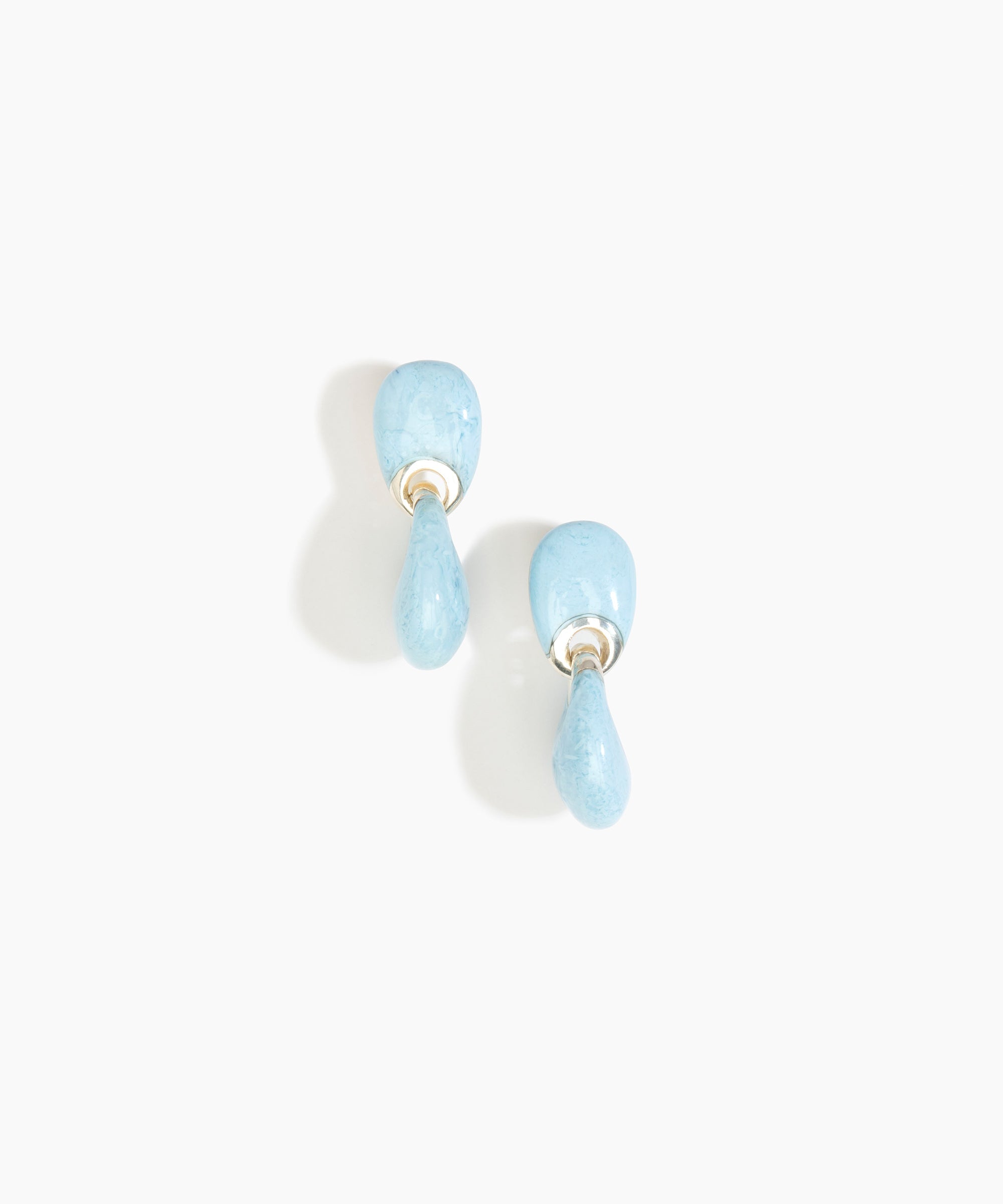 Dinosaur Designs ERRCKDUOS Small Rock Duo Earrings POOL.