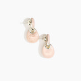 Dinosaur Designs ERRCKDUOS Small Rock Duo Earrings ROSE SWIRL.