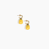 Small River Rock Hoop Earrings
