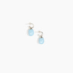 Dinosaur Designs ERRCKHOOPSML Small River Rock Hoop Earrings POOL.