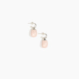 Dinosaur Designs ERRCKHOOPSML Small River Rock Hoop Earrings ROSE SWIRL.