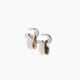 Small Rock Hoop Earrings