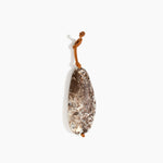 Dinosaur Designs KEYORGPEB Pebble Keyring CAPPUCCINO.