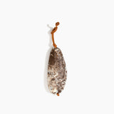 Dinosaur Designs KEYORGPEB Pebble Keyring CAPPUCCINO.