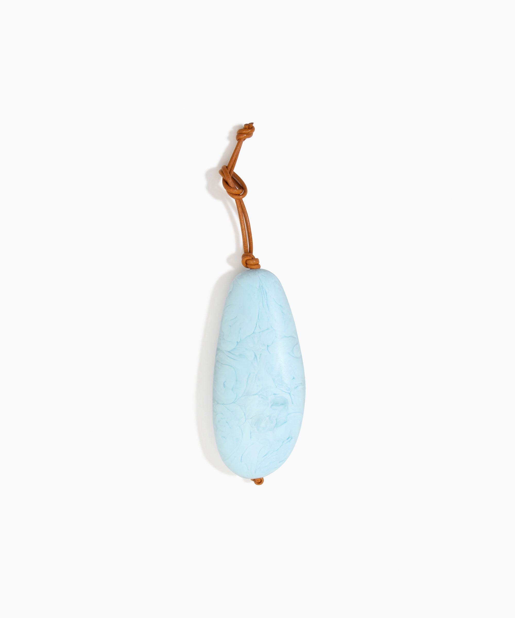 Dinosaur Designs KEYORGPEB Pebble Keyring POOL