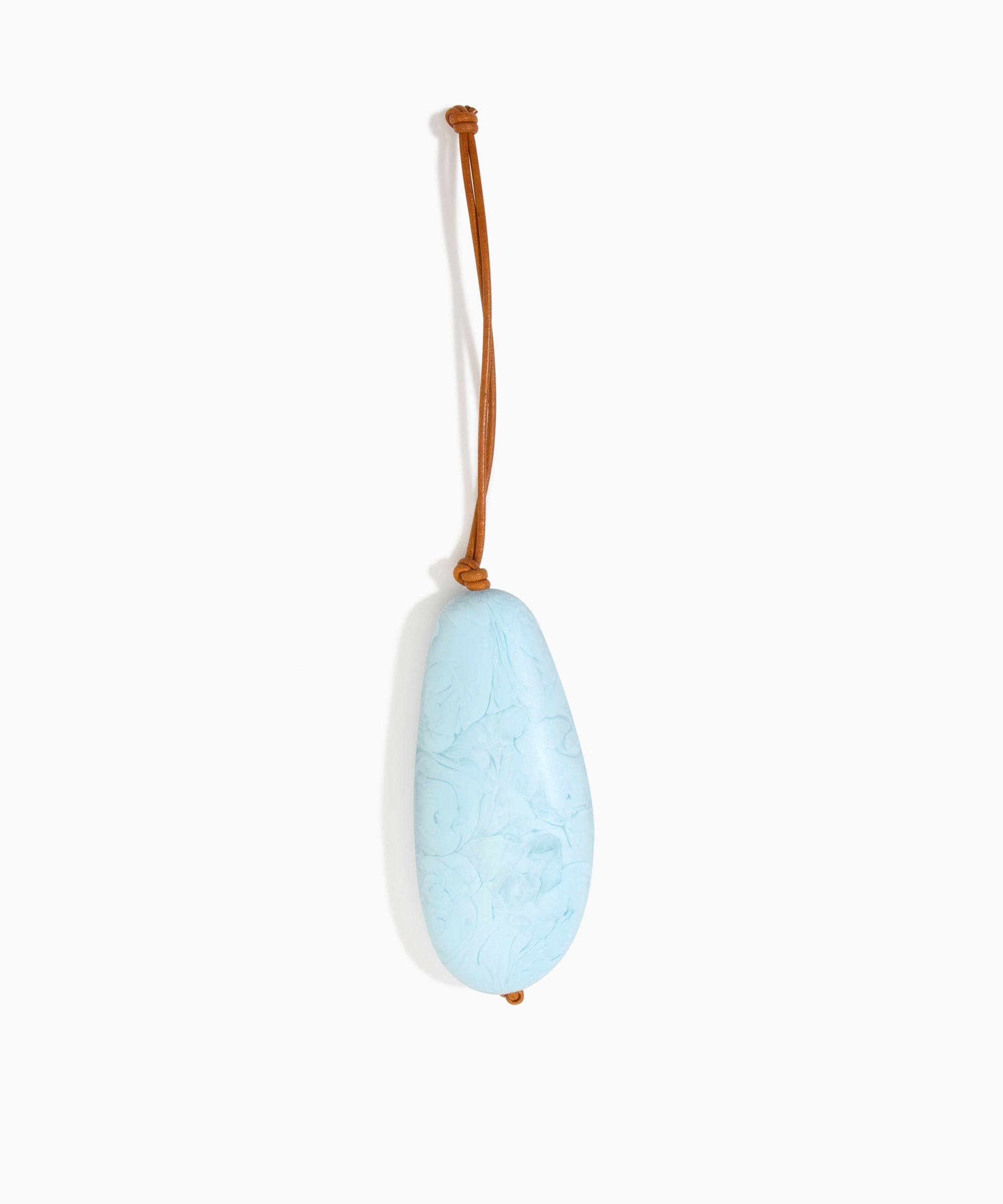 Dinosaur Designs KEYORGPEB Pebble Keyring POOL