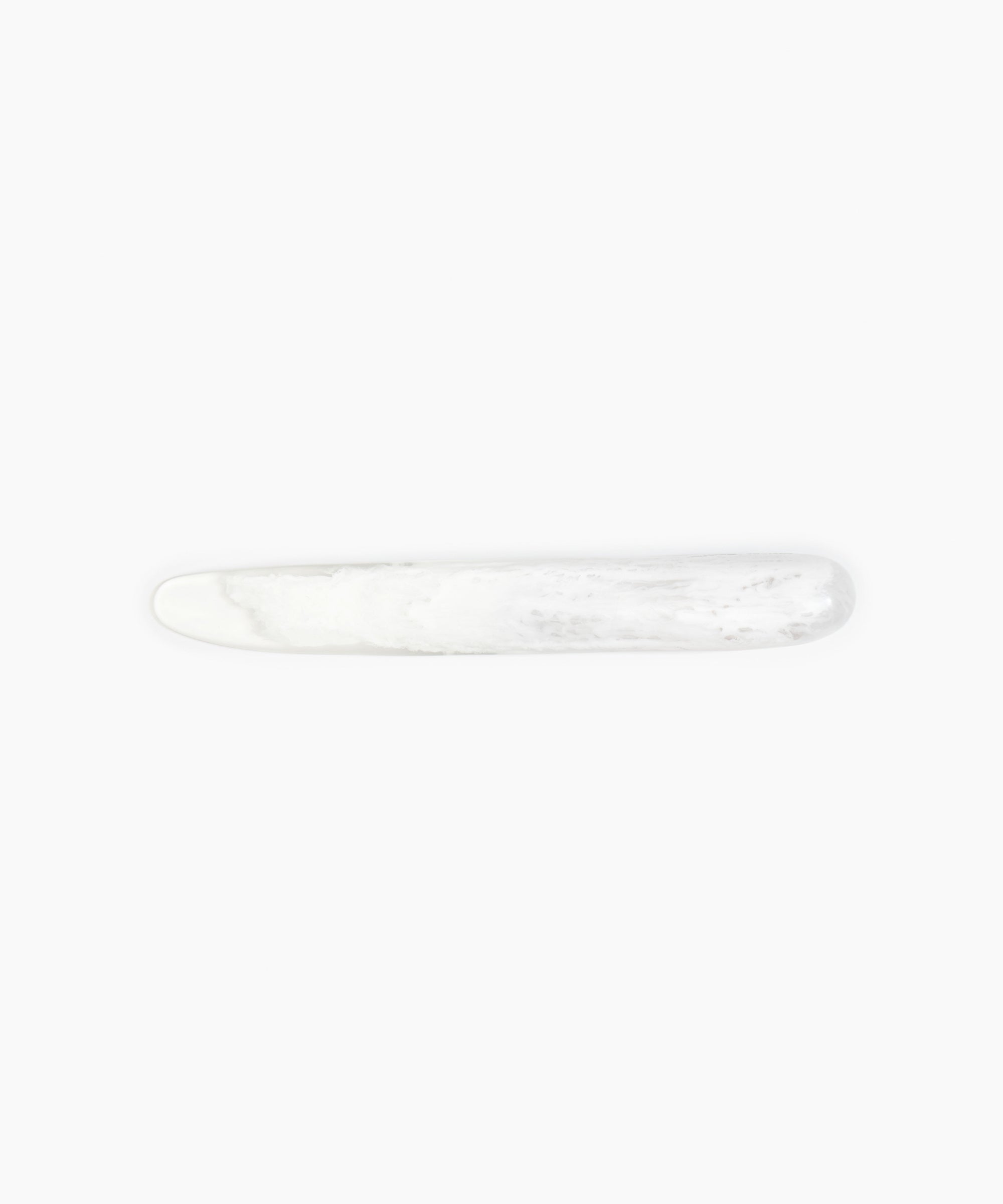 Dinosaur Designs Stone Cheese Knife in Snow Swirl Colour resin...