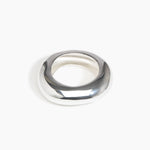 Dinosaur Designs Large Drift Bangle in Silver-Plated Brass Material resin with Regular Fit.