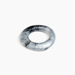 Dinosaur Designs Medium Drift Bangle in Slate Colour resin with Wide Fit