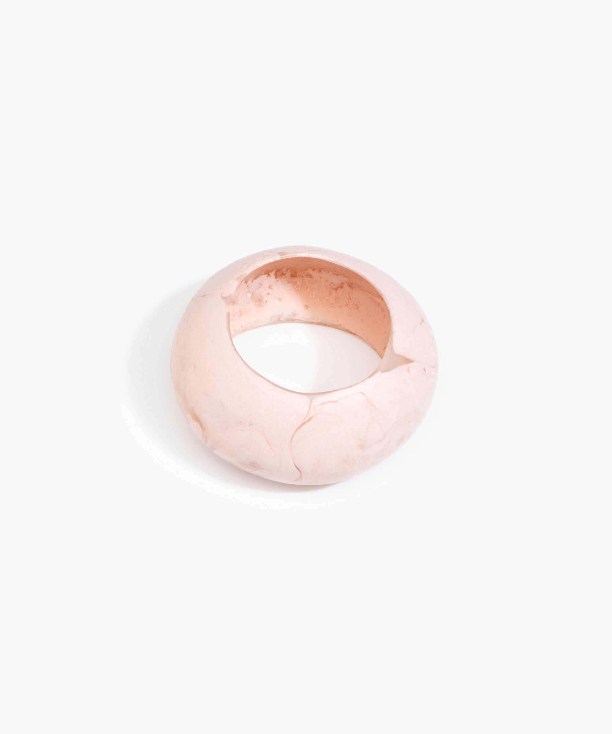 Dinosaur Designs LBPLNBLD Boulder Bangle ROSE SWIRL