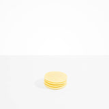 Dinosaur Designs Boulder Coaster Coasters in Lemon Colour resin..