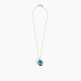 Dinosaur Designs Small Splash Chain Pendant in Water Colour resin with 925 Sterling Silver Material...