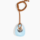 Large Rock Pendant on Leather